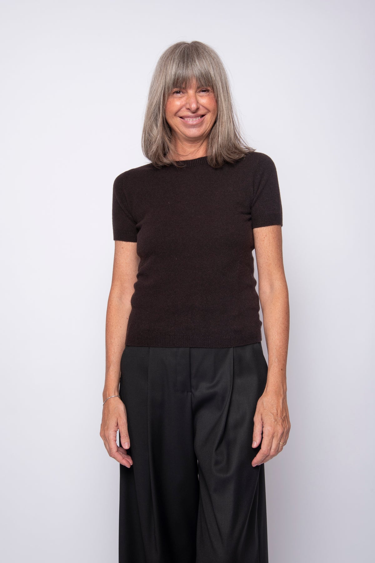 T-Shirt 100% Cashmere Manica Corta | Agata Aspen