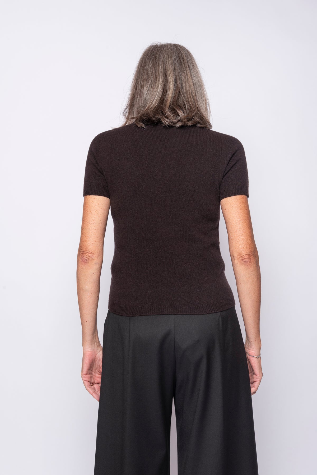 T-Shirt 100% Cashmere Manica Corta | Agata Aspen