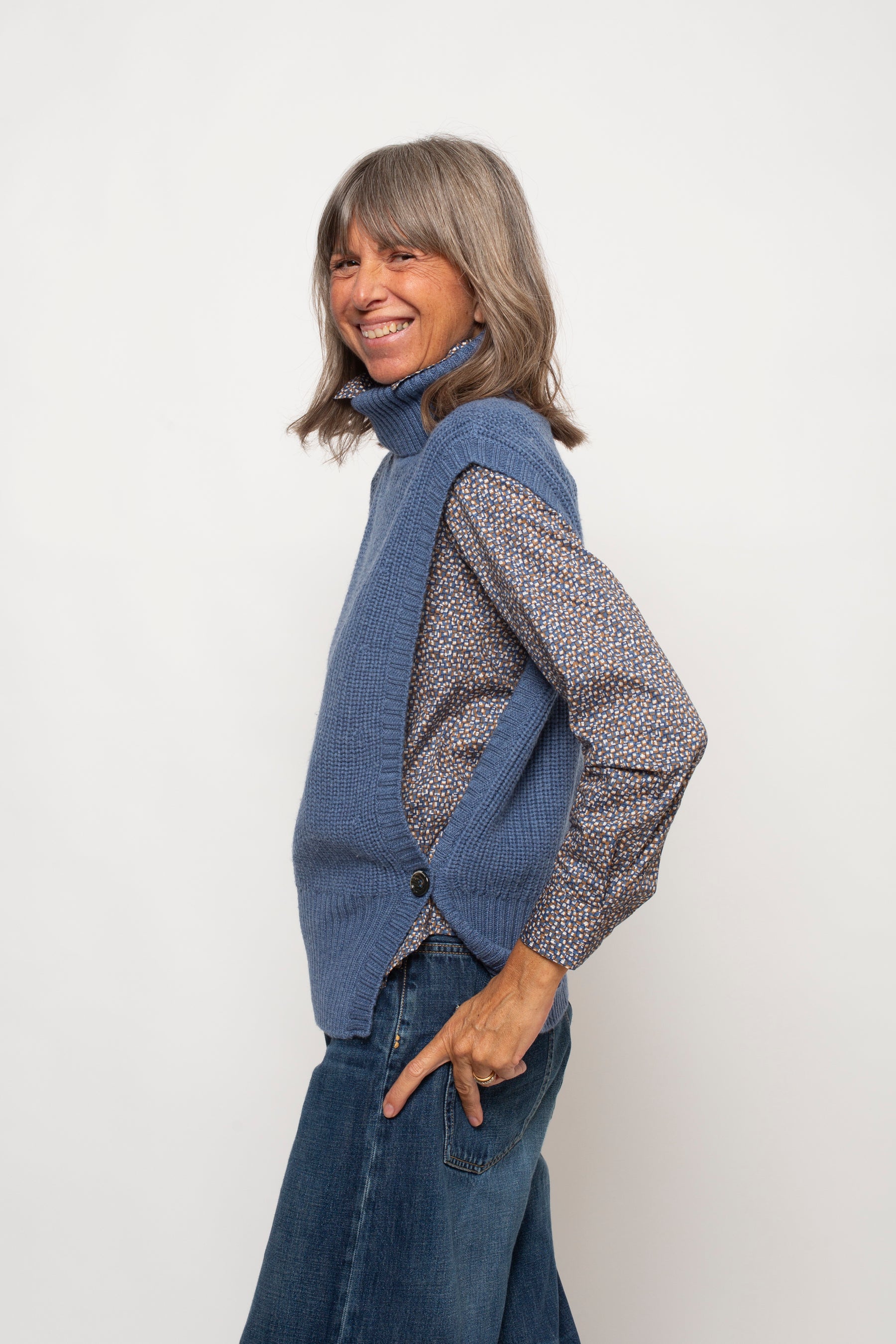 Gilet Collo alto Nine in the Morning