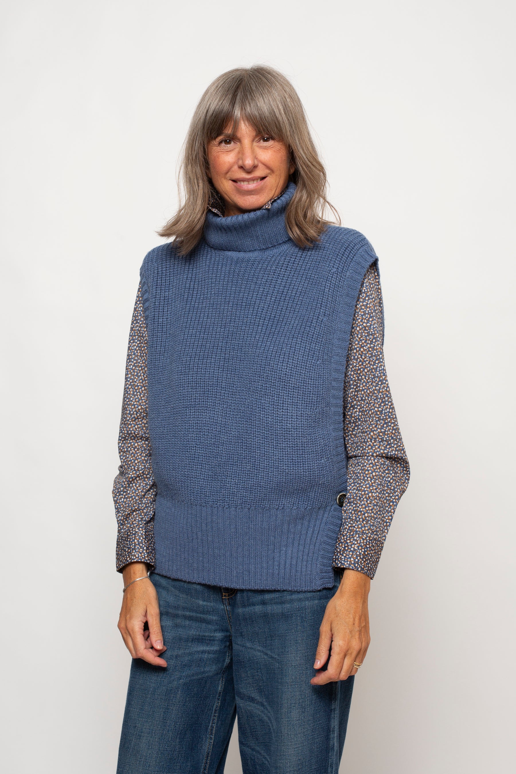 Gilet Collo Alto Nine in the Morning