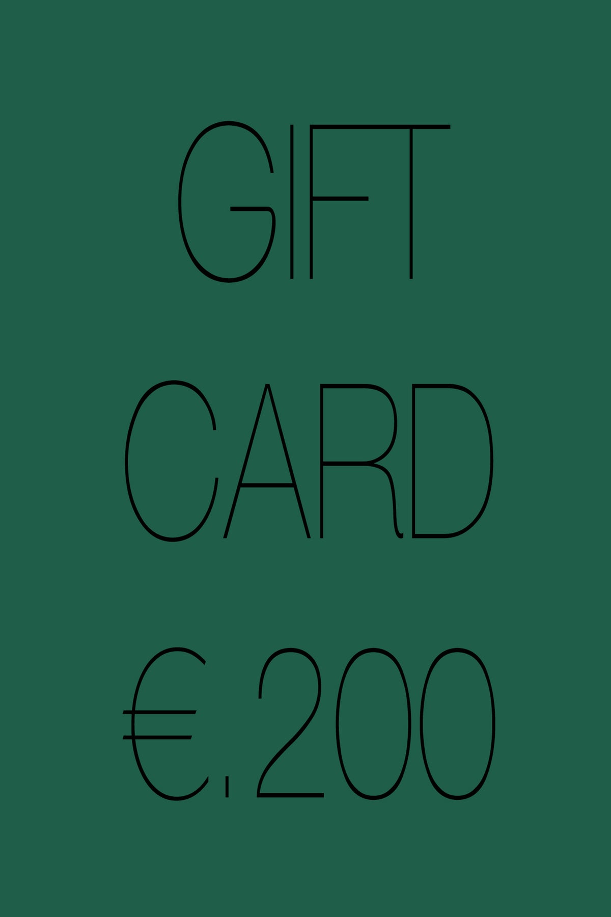 GIFT CARD €200.00