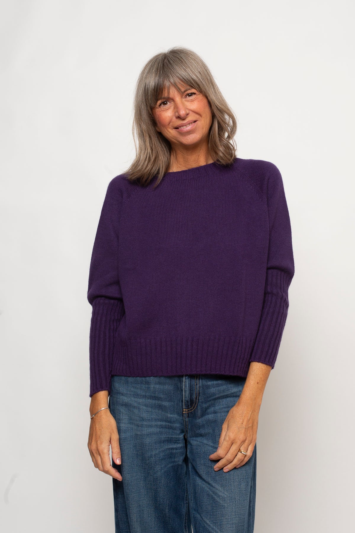 Maglia a scatoletta 100% Cashmere Agata Aspen