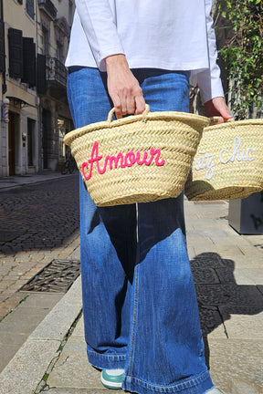 Borsa Paglia Media Nina
