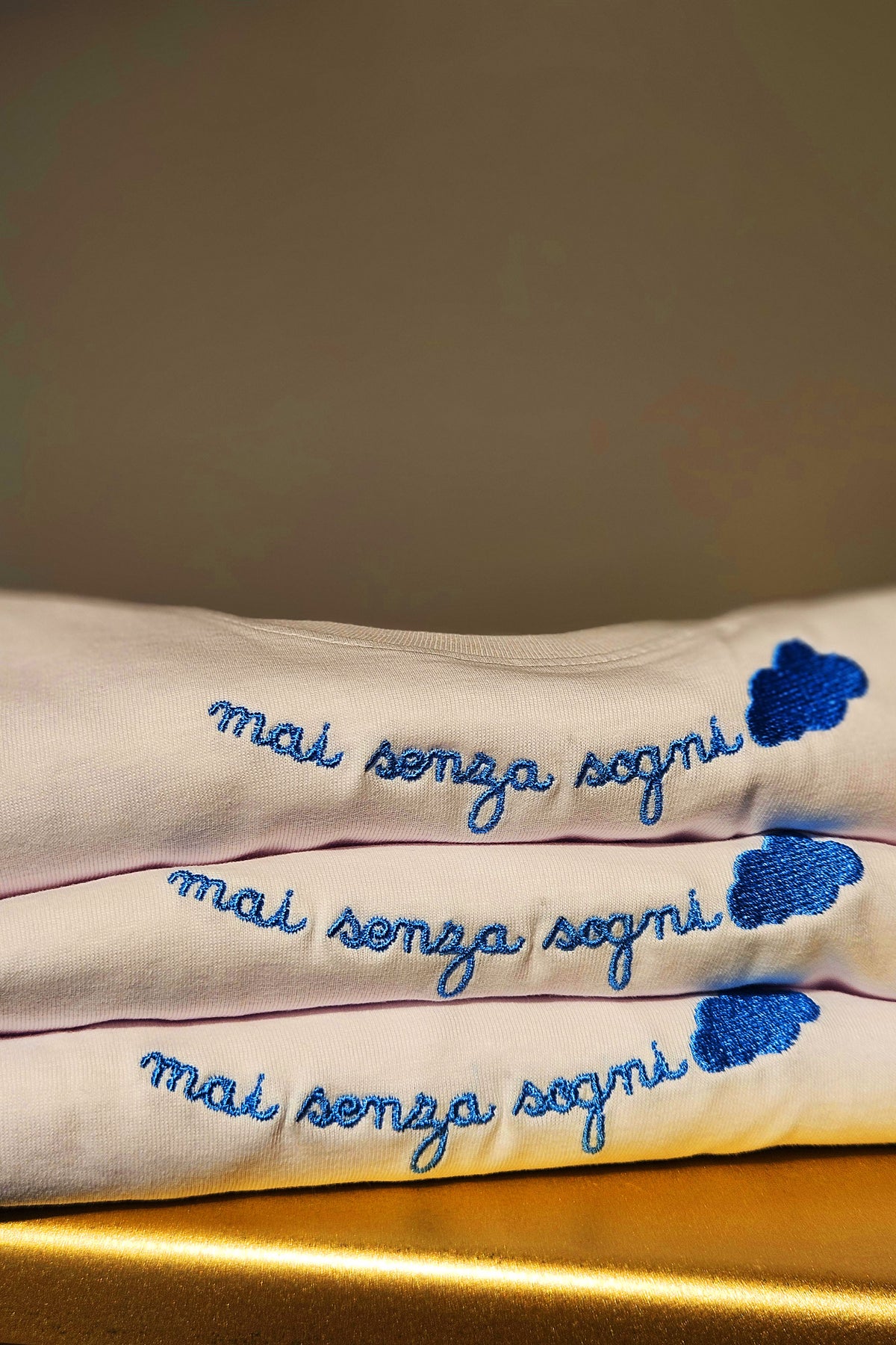 T-Shirt manica corta "mai senza sogni"