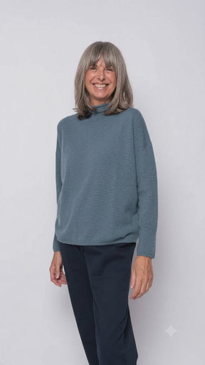 Maglia 100% Cashmere Collo Alto | Agata Aspen